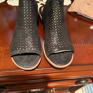 Sofft Nadia Black Toeless Shoe